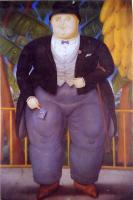 Botero, Fernando - Abstract oil painting.